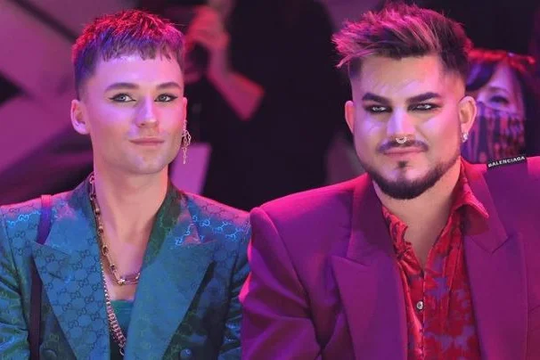 adam lambert with BF